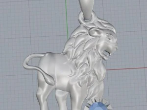lion zodiac horoscope 3D Print Model