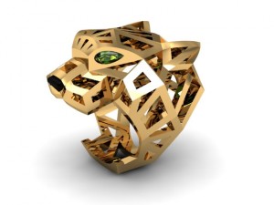 pantere ring 3Dプリントモデル