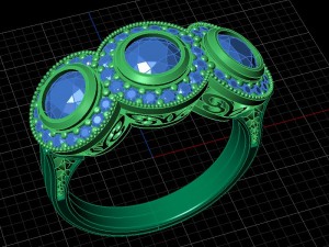 jewellery ring 3D-Druckmodell