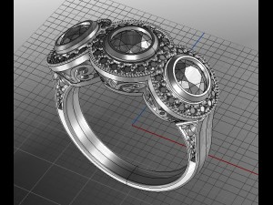 jewellery ring 3D-Druckmodell