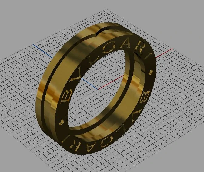 jewellery ring 3D Print Model .c4d .max .obj .3ds .fbx .stl .blend 