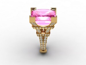 eifell tower jewellery ring 3Dプリントモデル