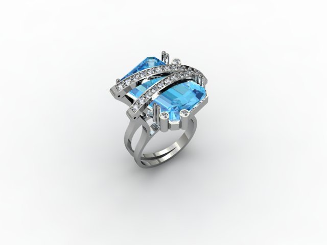 jewellery ring 3D Baskı Modeli .c4d .max .obj .3ds .fbx .stl .blend 