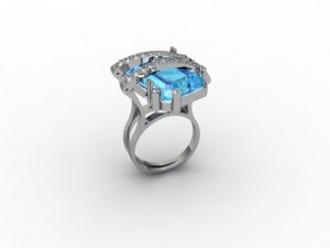 jewellery ring 3D Baskı Modeli