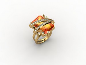 jewellery ring 3D Baskı Modeli