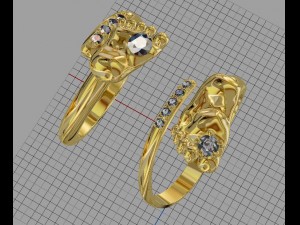 jewellery ring foot 3D Print Model
