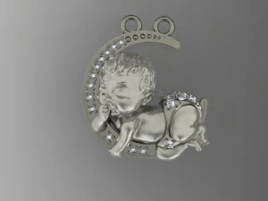 baby pendant 3D Print Model
