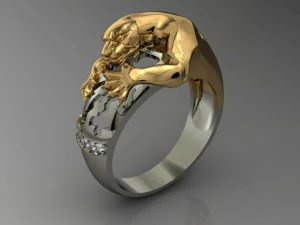 panthera ring 3D Print Model