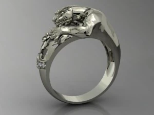 panthera ring 3D Print Model