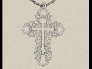 cross pendant 3D Print Model