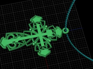 cross pendant 3D Print Model