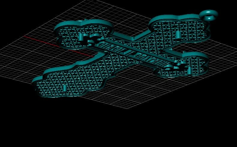 jewellery cross 3D Print Model .c4d .max .obj .3ds .fbx .stl .blend 