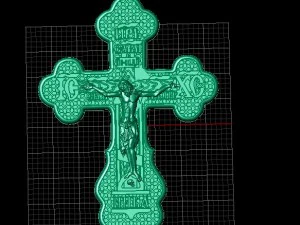 jewellery cross 3D Print Model