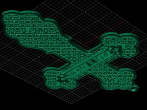 jewellery cross 3D Print Model