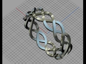 knot ring 3D-Druckmodell