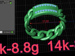 jewellery ring wedding Modelo de Impressão 3D