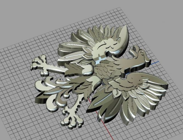 eagle 3D Baskı Modeli .c4d .max .obj .3ds .fbx .stl .blend 