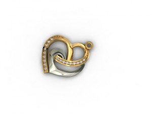 jewellery pendant heart Modèles 3D en vedette