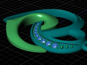 jewellery pendant heart 3D Print Model
