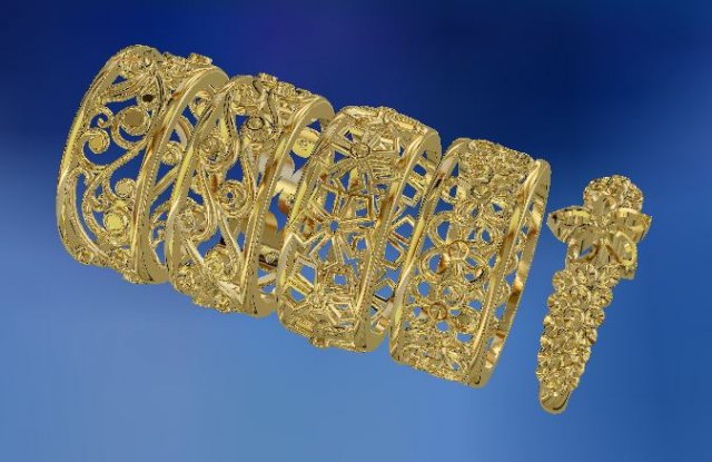 jewellery ring 3D Print Model .c4d .max .obj .3ds .fbx .stl .blend 