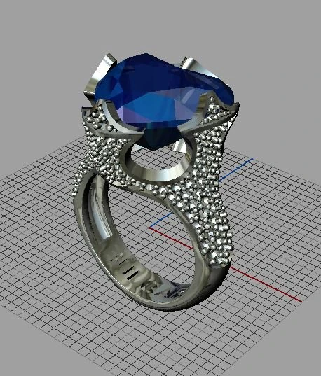 jewellery ring 3D Print Model .c4d .max .obj .3ds .fbx .stl .blend 