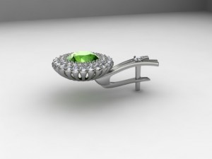 jewellery earrings 3D Принт Модель