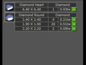 jewellery ring heart 3D Print Model