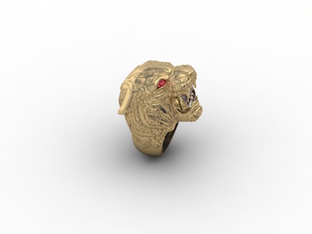 jewellery carrera lion 3Dプリントモデル .c4d .max .obj .3ds .fbx .stl .blend