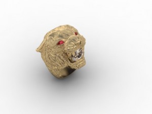 jewellery carrera lion 3Dプリントモデル