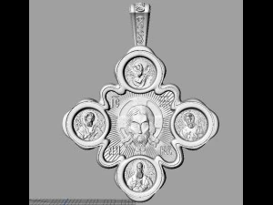 croce di gioielleria Modello di stampa 3D