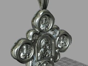 jewellery cross 3D Print Model