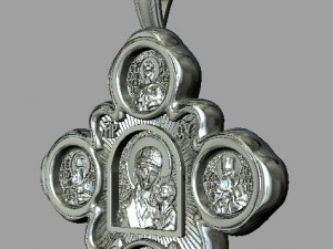 jewellery cross Modello di stampa 3D