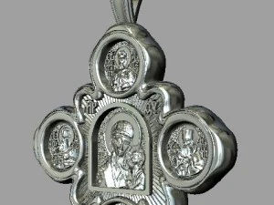 jewellery cross 3D Print Model