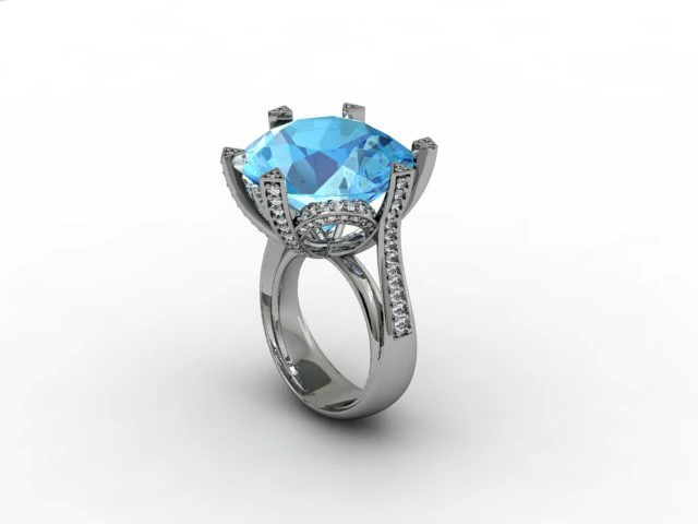 jewellery ring 3D Print Model .c4d .max .obj .3ds .fbx .stl .blend