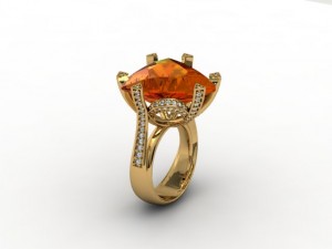 jewellery ring 3D-printmodel