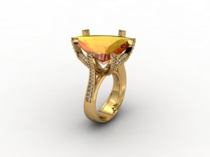 jewellery ring 3D-printmodel