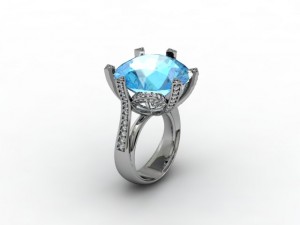 jewellery ring 3D-printmodel