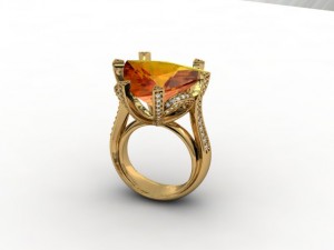 jewellery ring 3D-printmodel