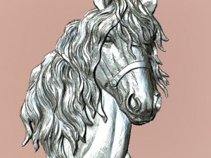 horse head 3D-Modell