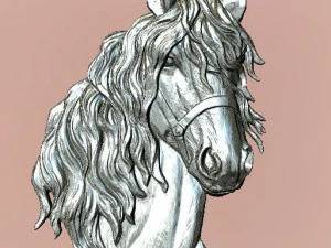 horse head 3D Model