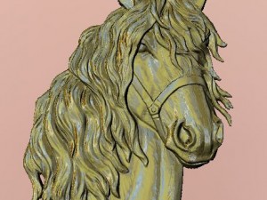 horse head 3D-Modell