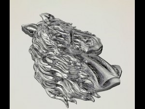 horse head 3D-Modell
