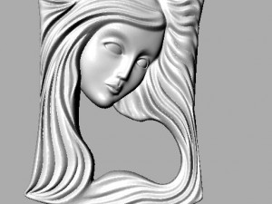 girl pendant Modèles 3D en vedette