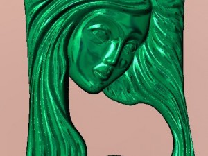 girl pendant Modelo de impresión 3D