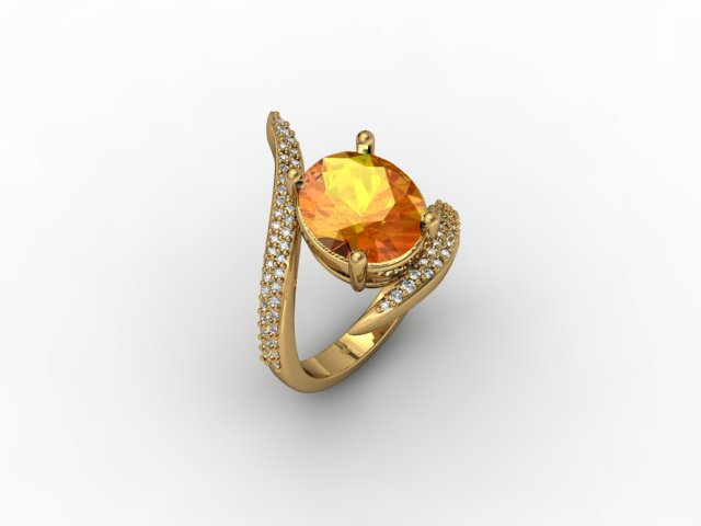 jewellery ring 3Dプリントモデル .c4d .max .obj .3ds .fbx .stl .blend 
