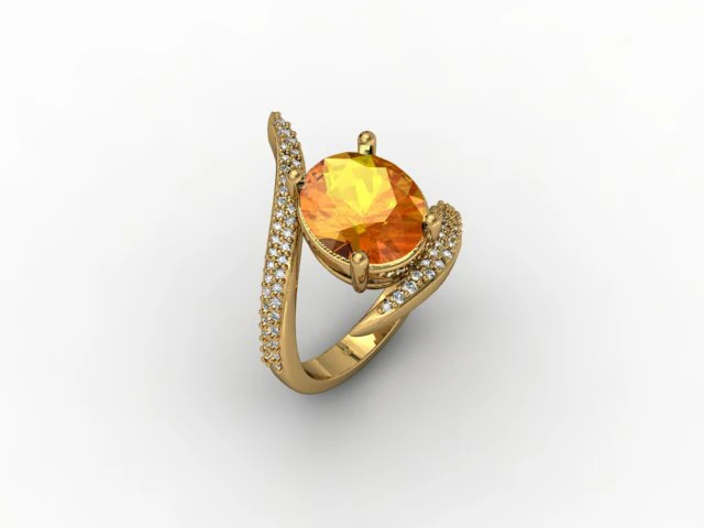 jewellery ring 3D Print Model .c4d .max .obj .3ds .fbx .stl .blend 