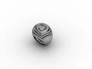jewellery ring heart 3D Print Model