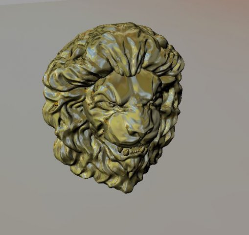 lion sculpture 3Dプリントモデル .c4d .max .obj .3ds .fbx .stl .blend 