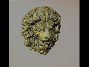 lion sculpture 3D Print Model