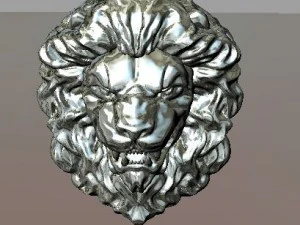 lion sculpture 3D Print Model